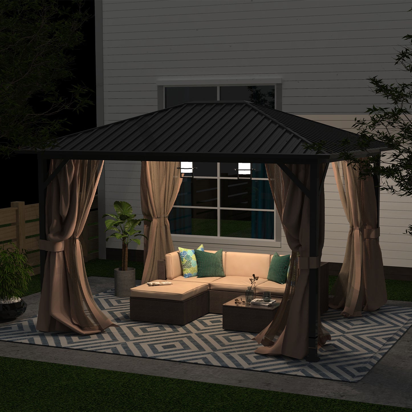 Cloud Mountain 10 x 12 FT Hardtop Gazebo